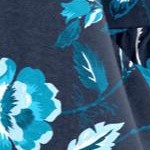 navy wildflower shadow