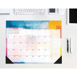 Willow Creek Press Abstract Art Academic July 2025 - June 2026 22"x17" Large Monthly Deskpad Calendar - 1 of 4