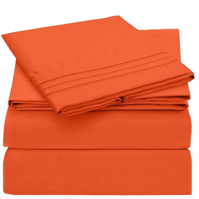 4 Piece Microfiber Sheet Set - Mellanni