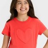 Girls' Short Sleeve Relaxed Fit Graphic T-Shirt - Cat & Jack™ - 2 of 4