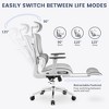 Office Chair with Footrest Support, High Back Ergonomic Chair, High Back Seat, Home, Office, Study, Gaming - 2 of 4
