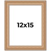 PosterPalooza | Weathered Yellow Picture Frame - UV Acrylic, Foam Board Backing, Hanging Hardware - 2 of 4