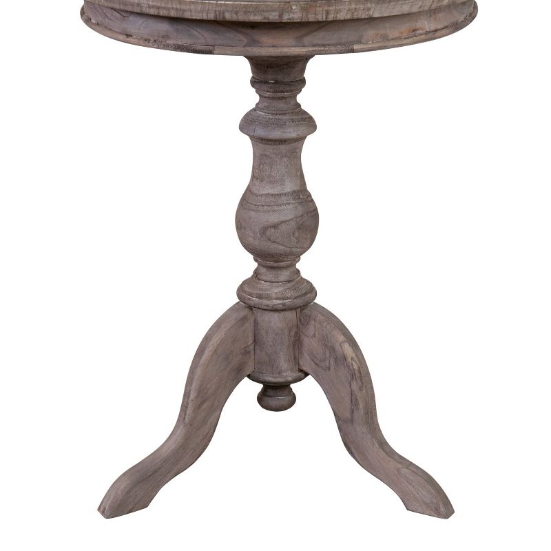 Allura Pedestal Round End Table - East At Main, 6 of 10