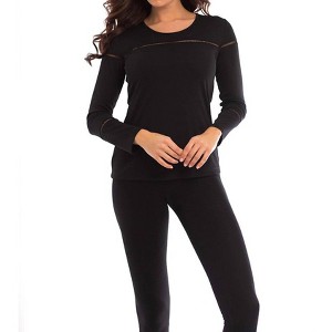 Women's Wrinkle Free Cutout Tunic - ANGEL - 1 of 4