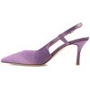 Journee Collection Womens Knightly Medium and Wide Width Sling Back Mid Stiletto Pointed Toe Pumps - 2 of 4