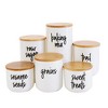 Talented Kitchen 158 Pieces Food Storage Labels for Kitchen Containers, Black Script on Clear Stickers for Fridge, Pantry Organization - 4 of 4
