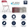 Flash Furniture Hercules Series Plastic Folding Chair - 10 Pack 650LB Weight Capacity - 2 of 4