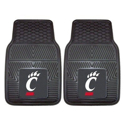 NCAA Cincinnati Bearcats Vinyl Car Mat Set - 2pc