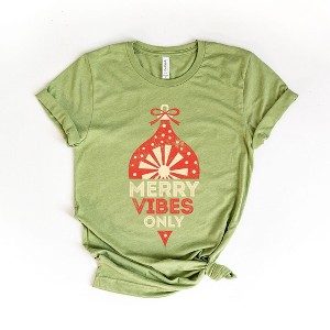 Simply Sage Market Women's Merry Vibes Only Short Sleeve Graphic Tee - 1 of 4