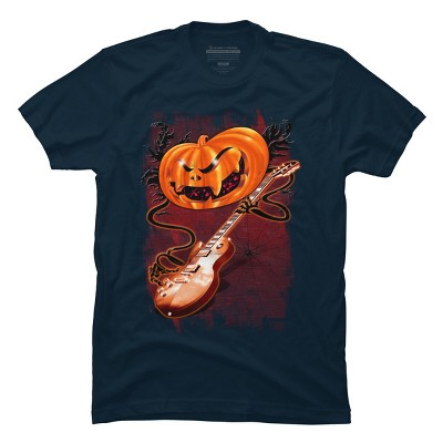 Men's Design By Humans Pumpkin Rocker By cashfish T-Shirt