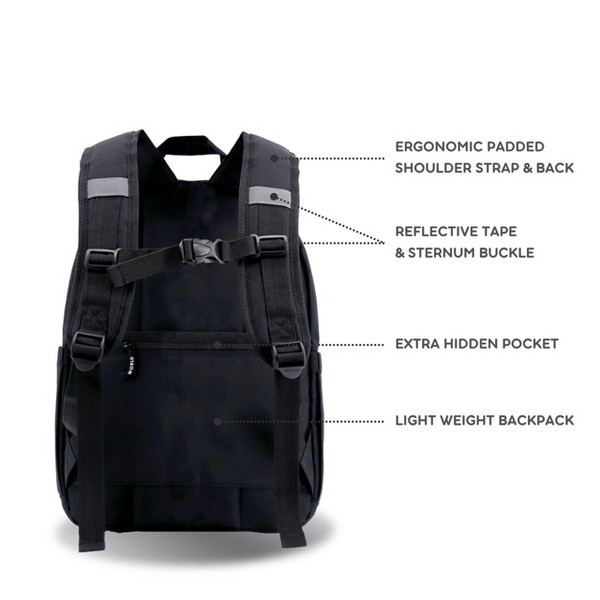 Mochila para laptop para niños J World Zenpack Jr. para escuela y viajes 5