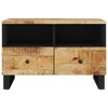 vidaXL TV Stand 27.6 in.x13 in.x18.1 in. Solid Wood Mango - 4 of 4