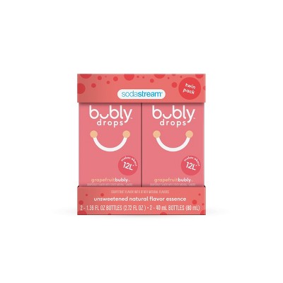 SodaStream 2pk bubly Grapefruit Drops