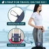 PAVILIA Soft Compact Travel Blanket and Pillow, Foldable Airplane Lightweight Portable Set, Flight Camping Plane Car Gift - 3 of 4