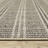 Captiv8e Designs Grimaldi Geometric Lines Beige/Black Indoor/Outdoor Rug - 4 of 4