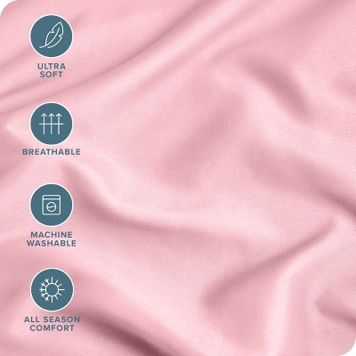 Light Pink Microfiber Toddler Pillowcase Set - 13" x 18"