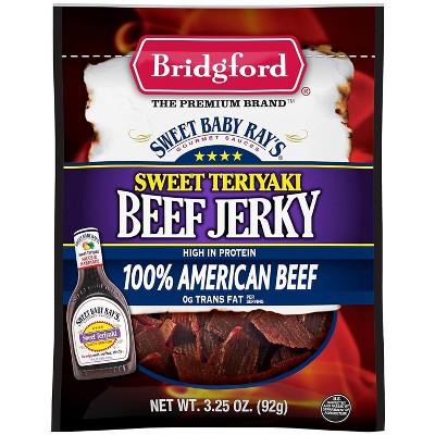 Bridgford Sweet Baby Ray's Sweet Teriyaki Beef Jerky
