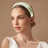 Unique Bargains Women's Elegant Ink Wide Sponge Hairband 6.30"x5.71" 1 Pc - 2 of 3