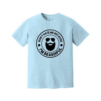 Simply Sage Market Men's Don't Hate Me Beardiful Short Sleeve Garment Dyed Tee