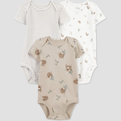 Carters Bodysuits Just One You 3 Months Baby Boys 3-Pack Creeper One Piece