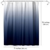Americanflat 71x74 Ombre Pattern Shower Curtain - Water Resistant Shower Curtain - Polyester Fabric - 2 of 4