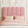 Twin Bed Frame with Storage Drawer and Headboard, Velvet Upholstered Twin Platform Bed Frame for Girls, Strong Wooden Slats Support - 4 of 4