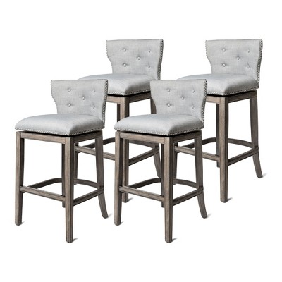 Maven Lane Hugo 31 Inch High Bar Height Barstool With Low Back In ...