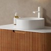 DOMETOUR 14'' Bathroom Round Ceramic Sink without Faucet, White - 4 of 4