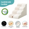 PetSafe Curved Dog Stairs – Foam Ramp for Small Pets, Non-Slip Ladder for Bed & Sofa with Waterproof Cover - 4 of 4