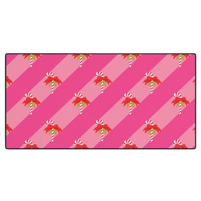 Camilla Foss Candy Cane Desk Mat -Deny Designs