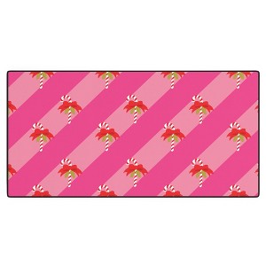 Camilla Foss Candy Cane Desk Mat -Deny Designs - 1 of 4