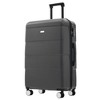 Whisen 3-Piece ABS Hardshell Luggage Set with 20"/24"/28" Spinner Suitcases, TSA Combination Lock, 360° Double Wheels - 3 of 4