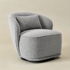 KINWELL Modern Boucle Upholstered 360° Swivel Accent Chair - 4 of 4