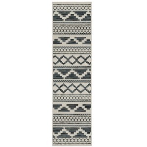 Oriental Weavers Torrey 005Y1 Light Grey/ Blue Indoor/Outdoor Area Rug - 1'10" x 7'3" - 1 of 4