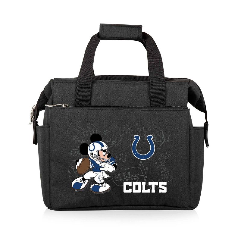 NFL Indianapolis Colts Mickey Mouse On The Go Lunch Cooler - Black, 1 of 6