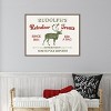 Amanti Art Christmas Farm Sign IV by Victoria Barnes Canvas Wall Art Print Framed - 4 of 4