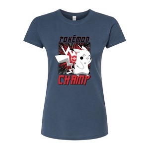 Women's - Pokémon - Pokémon Champ Fitted Graphic T-Shirt - 1 of 3