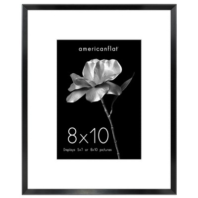 Americanflat Aluminum Picture Frame with Mat