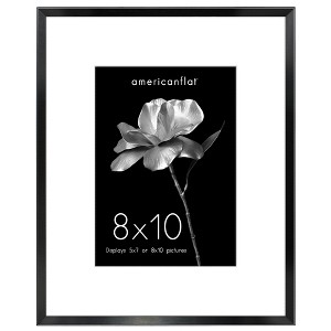 Americanflat Aluminum Picture Frame with Mat - 1 of 4