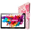LINSAY 10.1"Octa Core 128GB Storage Android 14 Tablet with Unicorn Shape Case - 2 of 4