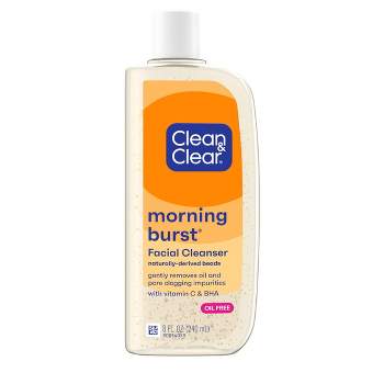 Clean & Clear Morning Burst Oil-Free Facial Cleanser with Brightening Vitamin C for all Skin Types - 8 fl oz