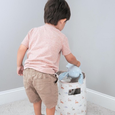 Darby Dinosaur Print Soft Storage Bins Set