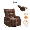 Jojoka Power Lift Recliner Sofa for Elderly, Electric Massage & Heat Recliner with 45° Assist Stand, Swivel Rocker with Cup Holders - 2 of 4