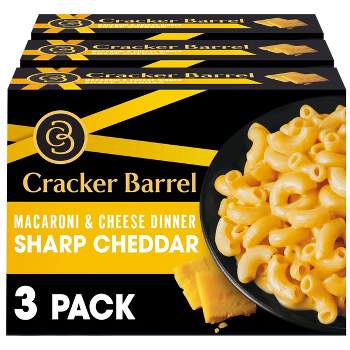Cracker Barrel Sharp Cheddar Mac and Cheese - 3pk / 14oz
