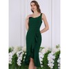 INSPIRE CHIC Women's Ruffled Elegant Sweetheart Neck Sleeveless Midi Fishtail Dress - 4 of 4