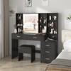 Vanity Desk with Mirror and Lights - 2 of 4