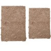 Modesto Bath Rug Bathroom Rugs Set, Bathroom Decor, Washable Rug, Extra Soft and Absorbent bath Rug, Bath Mat Set, Non-Slip, 2 Pcs Set(M+L), Linen - 2 of 4