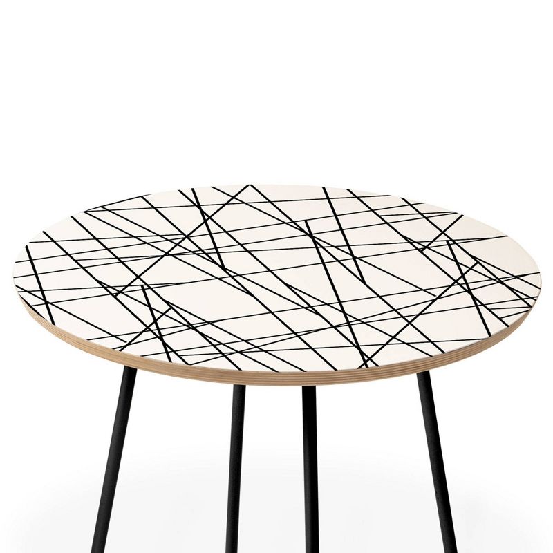Gabriela Fuente Architecture Side Round Table Black - Deny Designs, 3 of 7