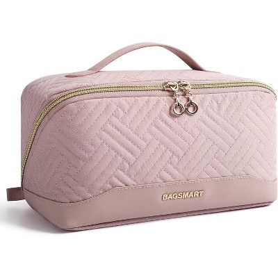 BAGSMART Makeup Bag, Travel Cosmetic Bags Water