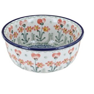 Blue Rose Polish Pottery 114 Ceramika Artystyczna Small Bowl - 1 of 2
